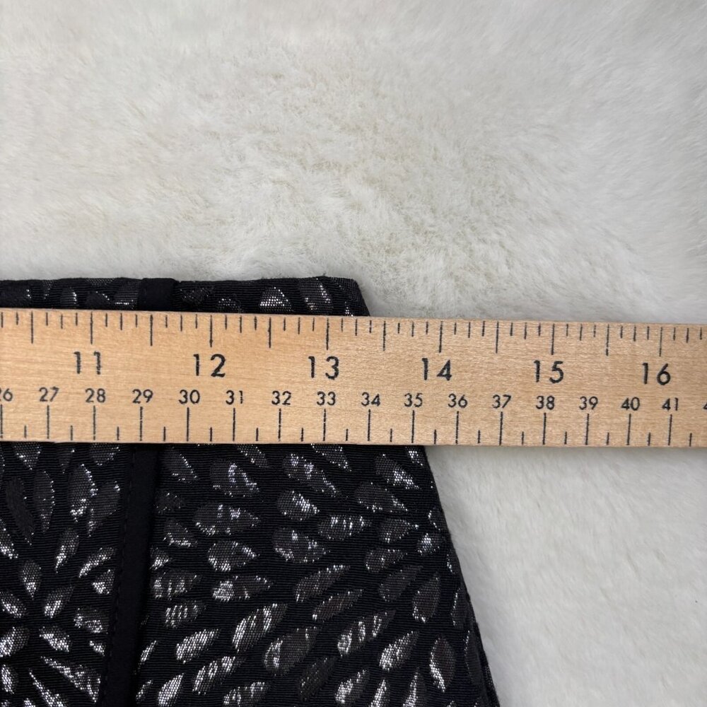 LOFT Skirt 2P Black Metallic 2‎ Petite Women's - Picture 9 of 12